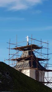 Rekonštrukcia veže kostola - Nová Vieska pri Bodrogu